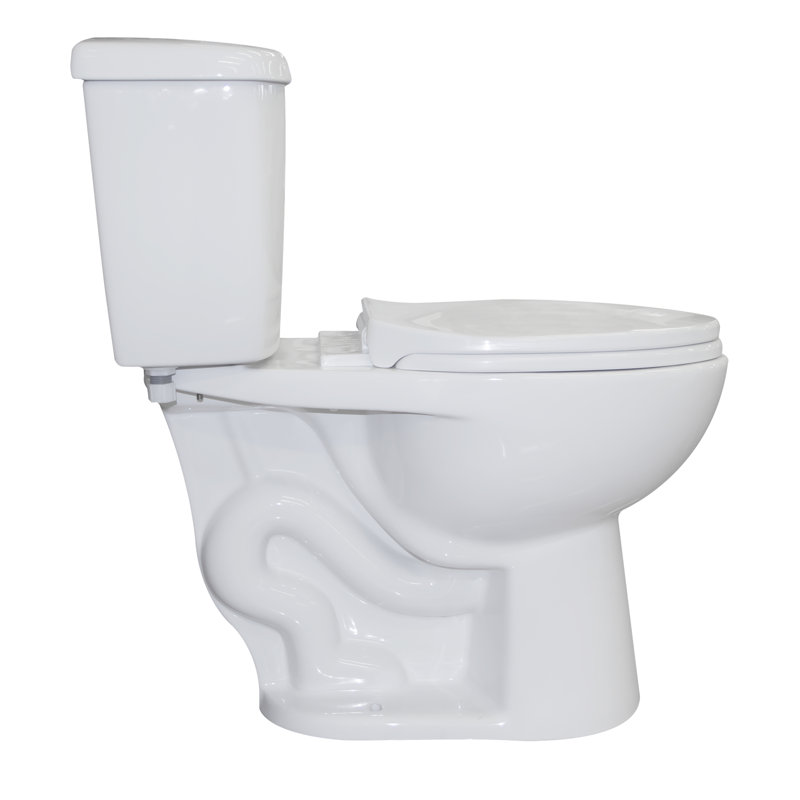Toilette ronde deux pièces à double chasse