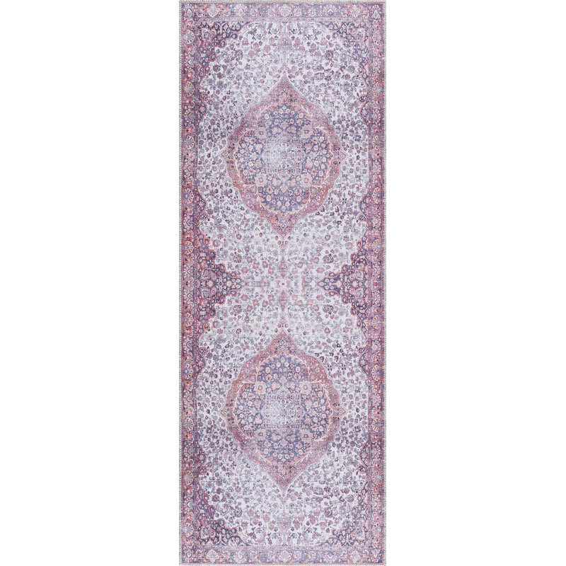 Performance Washable Oriental Indoor Rug, Runner 2'7" x 7'3"