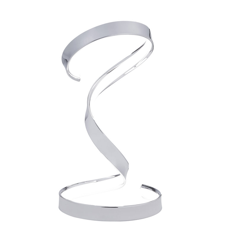 Calveston 17'' Dimmable Novelty Table Lamp, Chrome