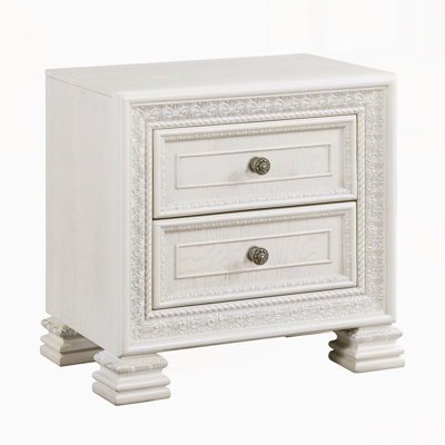 Modern Nightstand with Drawers