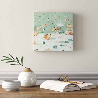 Summer Confetti I - Wrapped Canvas Painting