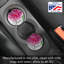 Ensemble de 2 sous-verres de voiture en pierre Peony Love