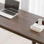 Bureau d'écriture rectangulaire en bois massif brun noisette-872608142