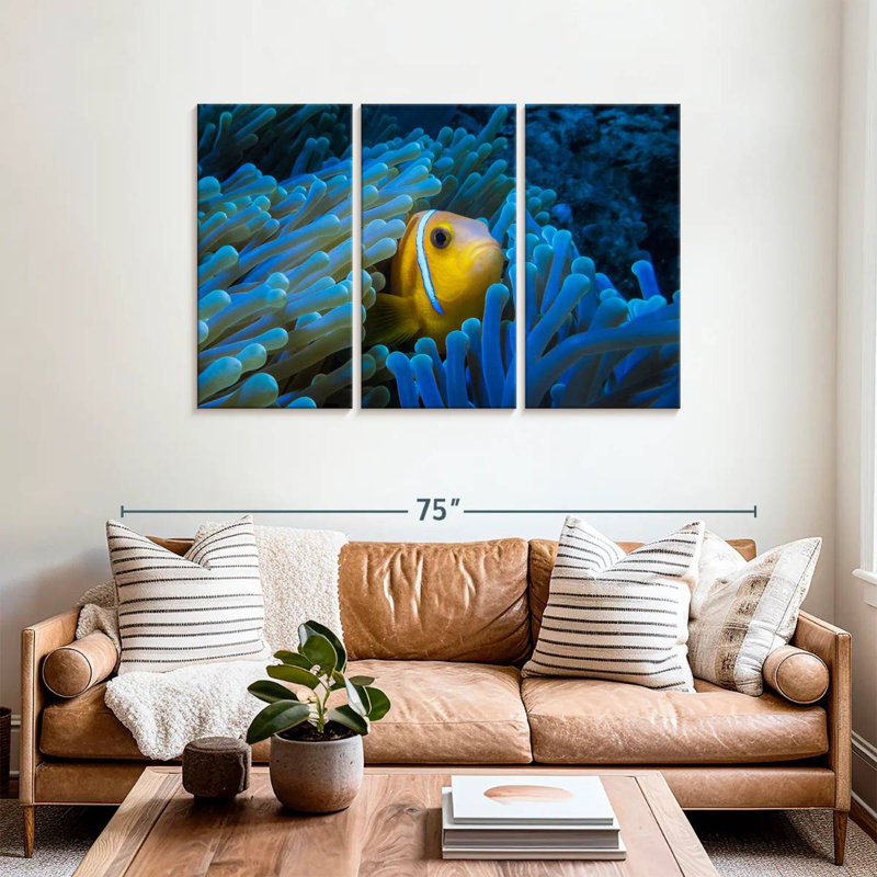 Brampt Lurking Clownfish, 36" H x 57" W