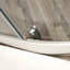 Porte de douche 36 po x 72 po avec cabine de douche encadrée en chrome 1/4 po (6 mm)