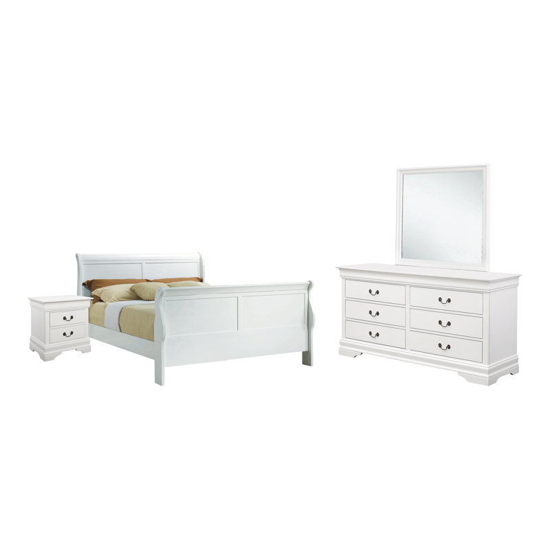 Ensemble de chambre à coucher 4 pièces Cuinn