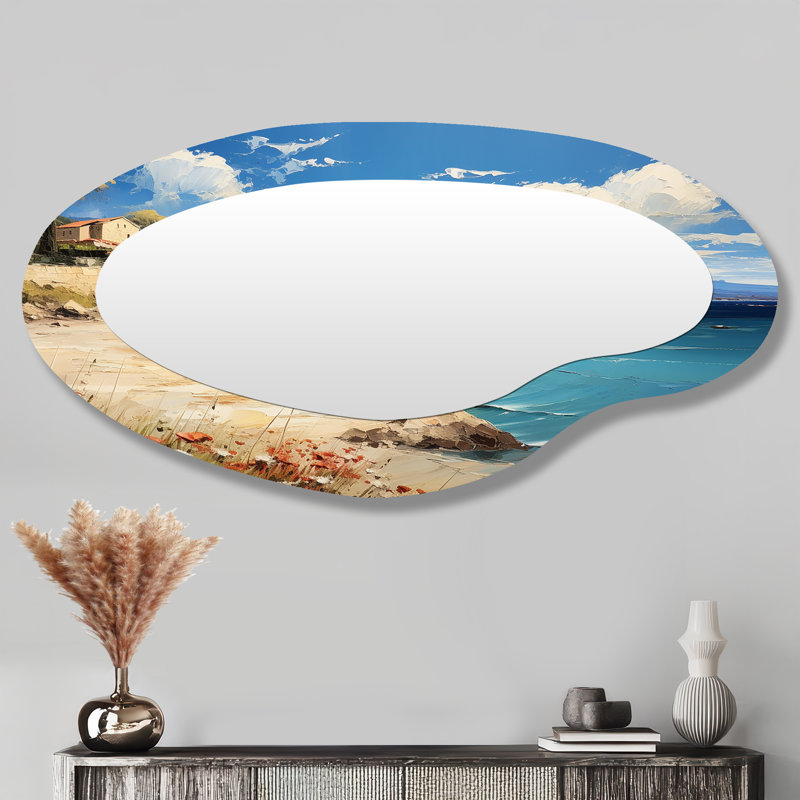 Miroir mural nautique irrégulier