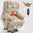 Large Size Chenille Power Lift Recliner Chair-1416607033