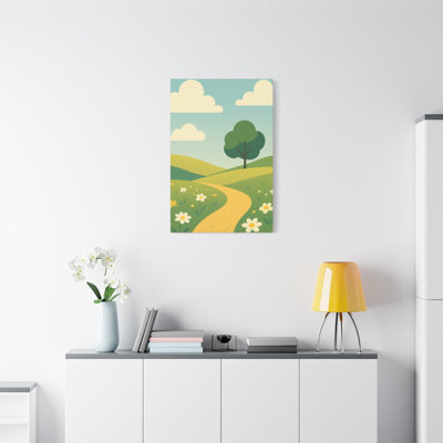 Apel Single Picture Frame Print on Canvas
