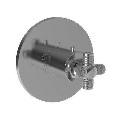 Clemens 3/4" Round Thermostatic Trim Plate With Handle