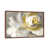 Toile avec cadre en bois brun classique