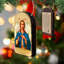 Inspirational Icon 5'' Handmade Wood Shatterproof Photo Ornament