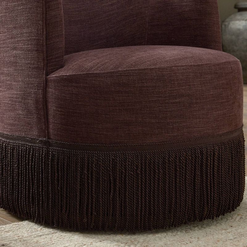 Aurora Fringe Swivel Chair