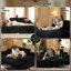 Méridienne double surdimensionnée 80 po