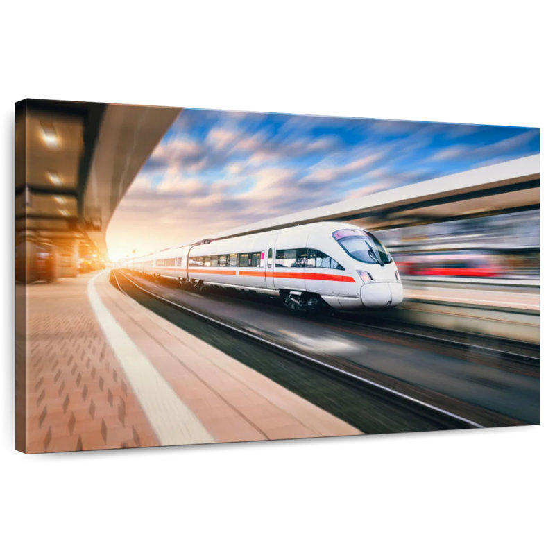 Mehar High Speed Train, 16" H x 24" W