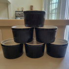 Strawberry Street Roma 10oz Ramekin Set Of 6 - Stoneware Oven & Dishwasher Safe, Gray - View #4