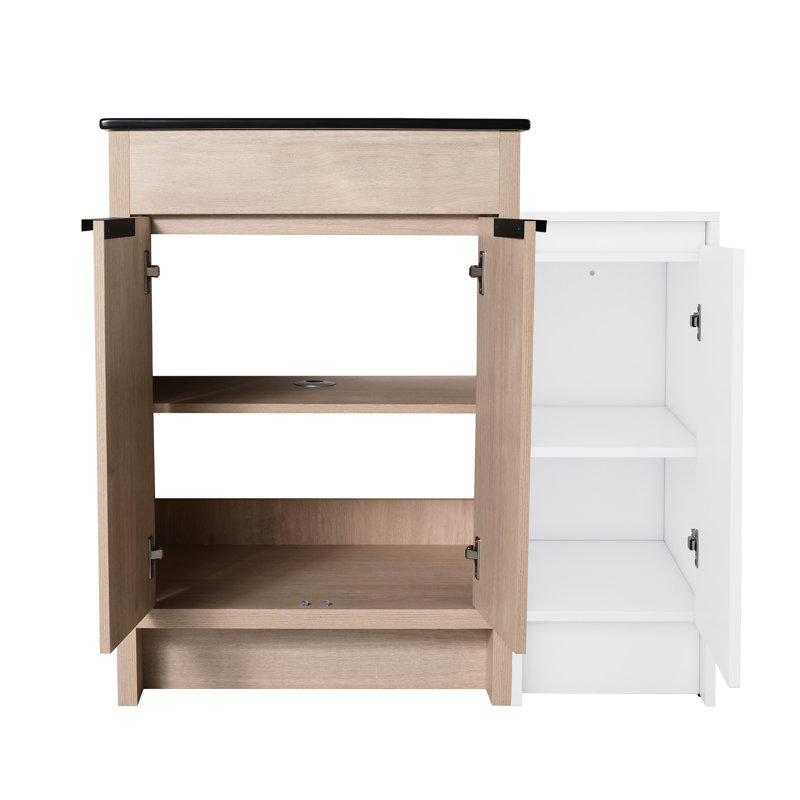 Meuble-lavabo sur pied 36 po avec armoires de rangement - 36 po