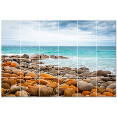 Murale décorative en céramique 4,25 po x 4,25 po