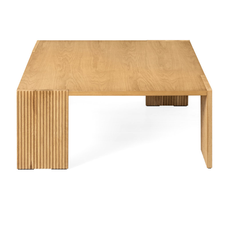 Solid Wood Four Leg  Coffee Table Square Wooden Table