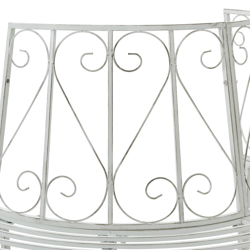 Outdoor Bench, Antique White