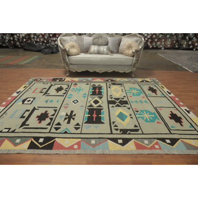 Vegetable Dye Kilim Oriental Area Rug 8x10