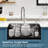 Large Undermount Sink System - With Premium Accessories