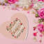Boîte-cadeau en forme de cœur pour la Saint-Valentin avec couvercle, Forever Be My Always, boîte de cœur réutilisable, 8 po x 6 po, paquet de 1
