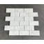 Carreau de mosaïque à joint brique en marbre 2 po x 4 po-50870538