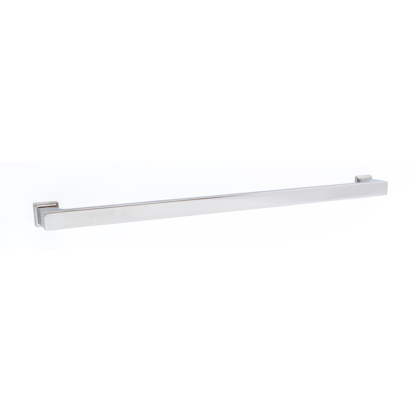 Chelsey 10" Center to Center Polished Nickel Bar Drawer Pull, 10", Polished Nickel