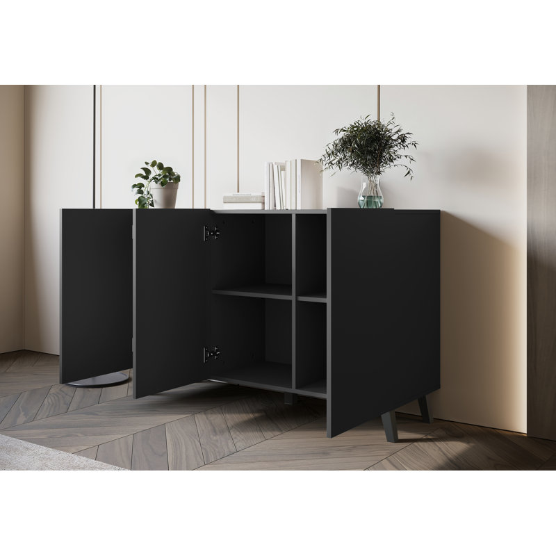 Demitric 120cm Sideboard, Black