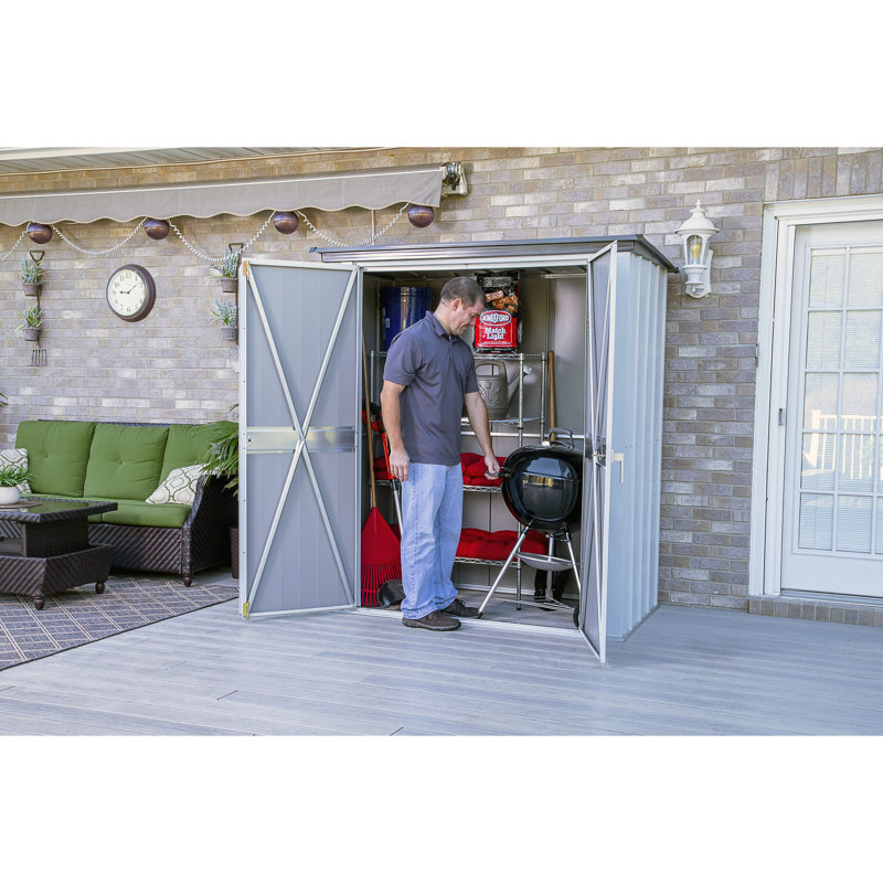 Spacemaker 5.66 ft. W x 3.25 ft. D Metal Storage Shed