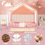 Structure de lit double avec garde-corps-718479582