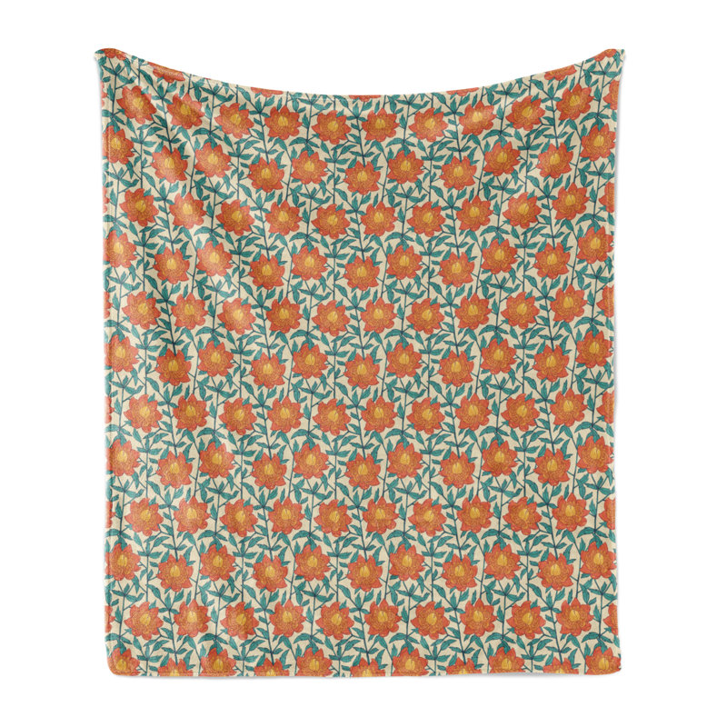 Hand Woven Throw Blanket, 50" x 60"