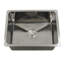 Brightwork Hand Hammered 23" L x 18" W Undermount Kitchen Sink