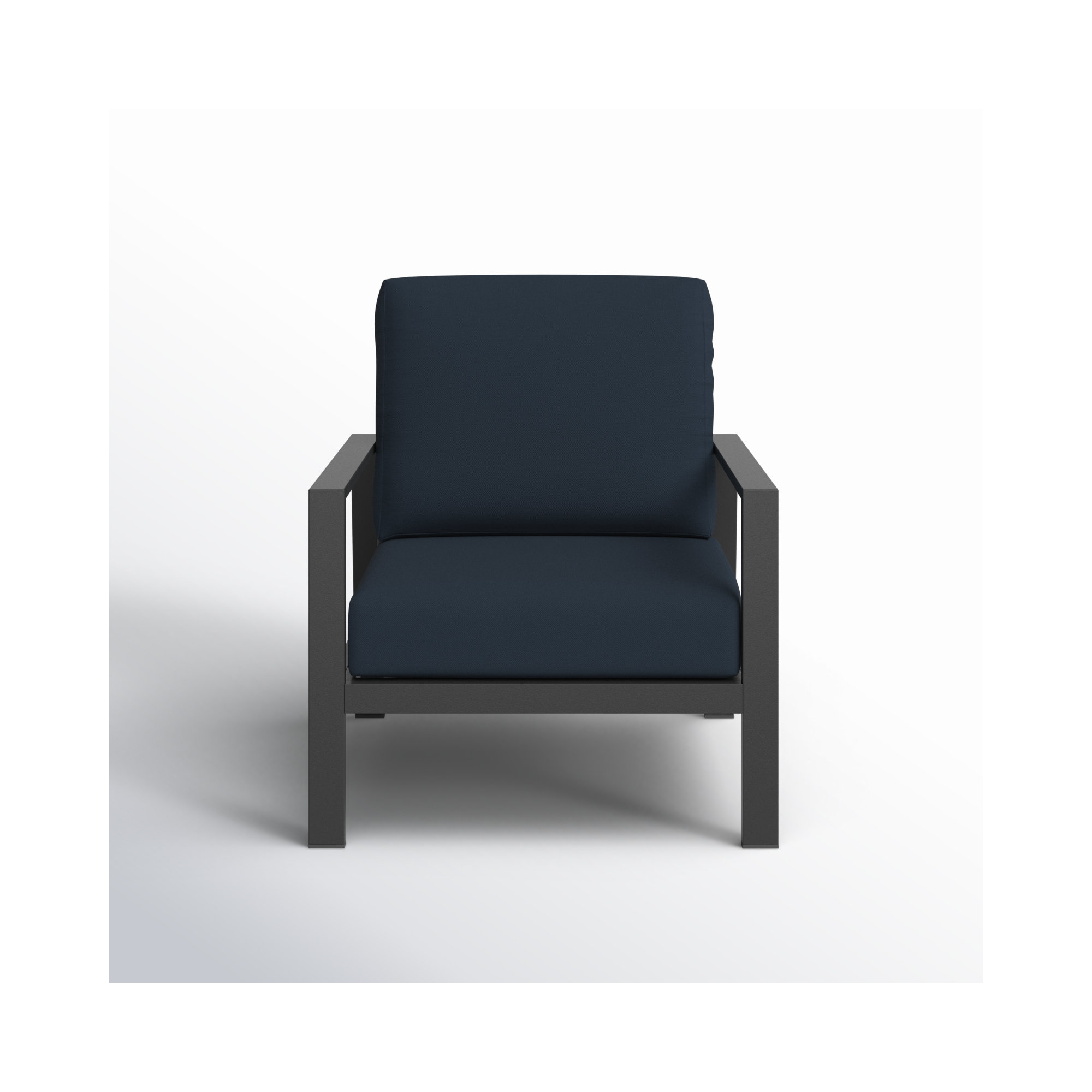 Townsend Sofa Seating Group with Sunbrella Cushions, Gray, Canvas Navy Sunbrella® Canvas