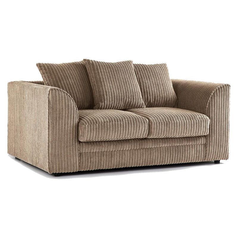 2 Seater Corduroy Sofa, Coffee