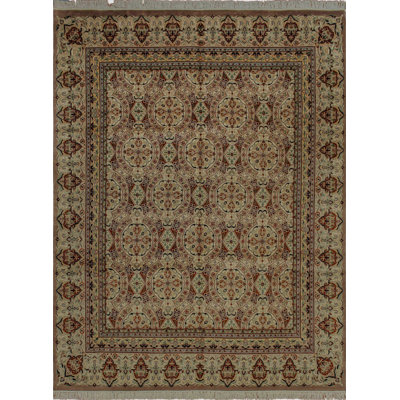 Mickey One-of-a-Kind 8'1" X 10'7" New Age Wool Area Rug in Beige