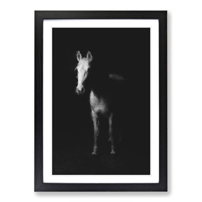 White Horse Vol.2 Painting - Picture Frame Graphic Art