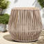 Tables de patio compactes, style côtier en bois d'acacia pour la maison