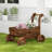 Syndra Wood Wheelbarrow Planter