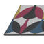 Rose géométrique/bleu/gris Tapis décoratif-394292839