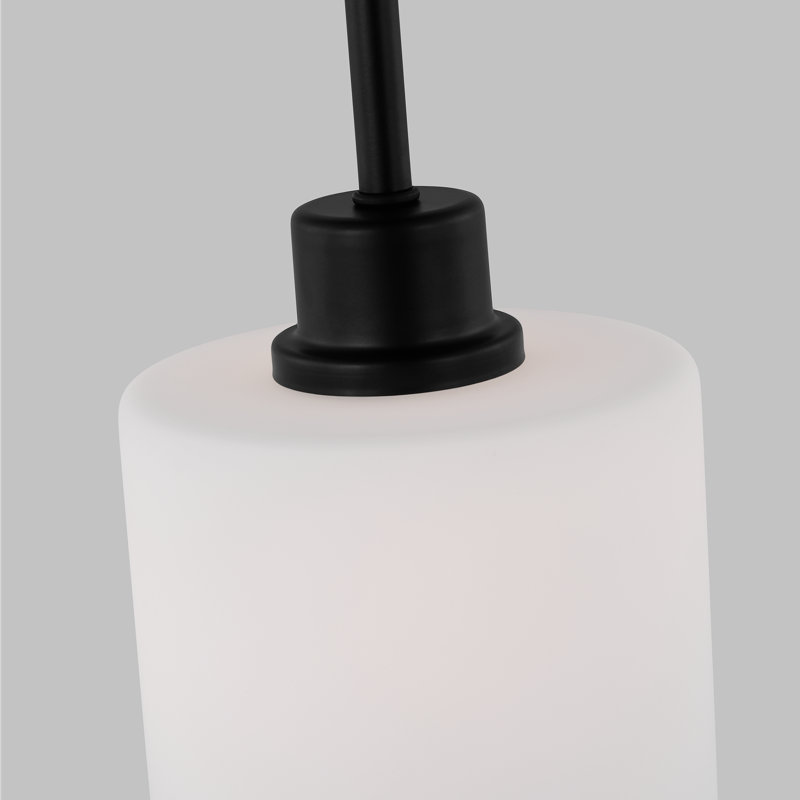 Canfield One Light Mini-Pendant from Generation Lighting , No, Midnight Black