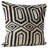 Geometric Feather Throw Pillow