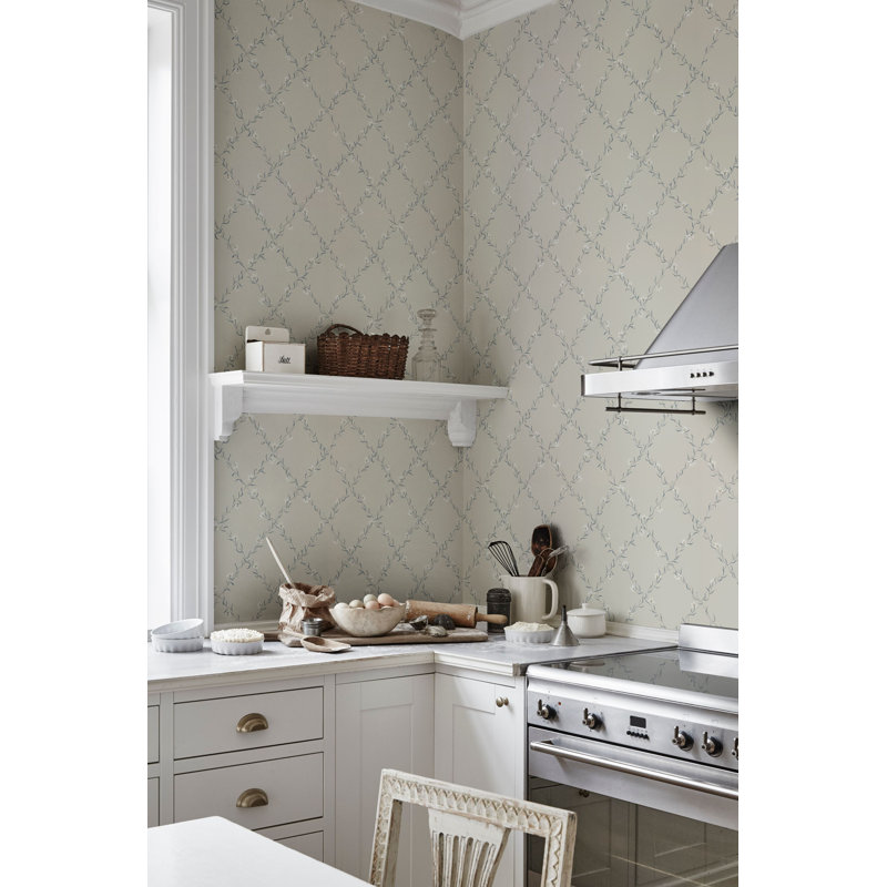 Arv Geometric Wallpaper Roll, Gray