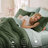 Bedsure Queen Comforter Set - 7 Pieces Olive Green Queen Bedding Set for All Seasons, Boho Contrasting Design Bed in a Bag with Comforter, Sheets, Pillowcases & Shams-110364985-105522619
