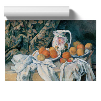 Still Life with Fruit by Paul Cezanne - Frameless Print