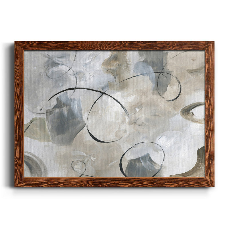 Crescendo - Peinture sur toile encadrée, H 24 po x l 18 po x P 1,5 po, Toile encadrée érable