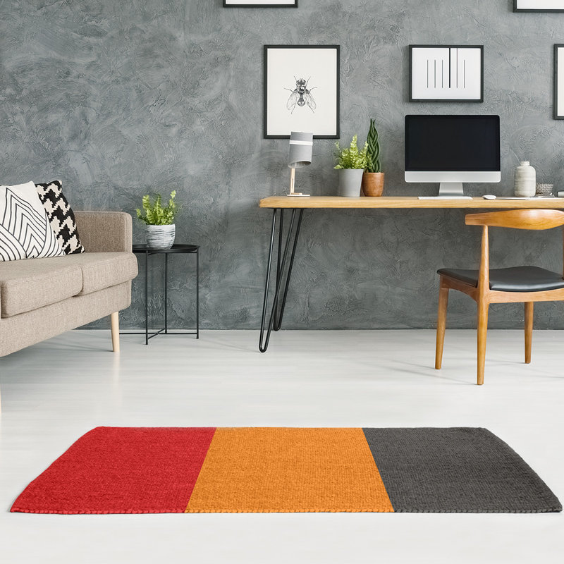 Tapis orange, Rectangle 5 pi x 7 pi