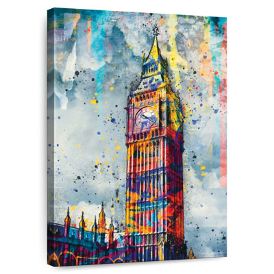 Aime Big Ben Paint Splash