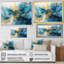 «Blue River», art mural bleu-923395779-923395778
